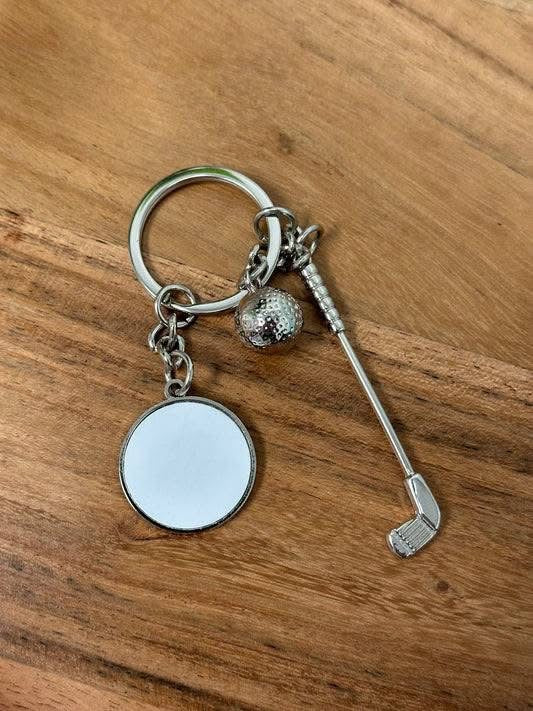 Personalized Golf Keychain